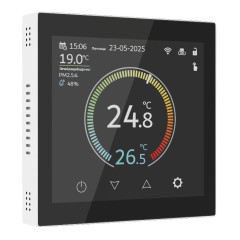 Умный сенсорный терморегулятор с LCD дисплеем белый W1851101