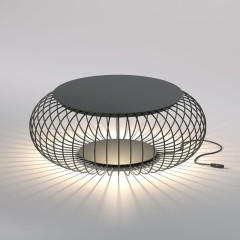 Светильник-столик садово-парковый светодиодный Firenze черный 35178/F черный