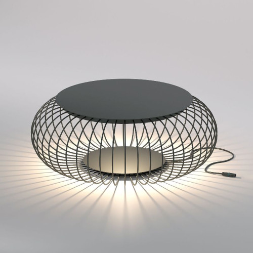 Светильник-столик садово-парковый светодиодный Firenze черный 35178/F черный