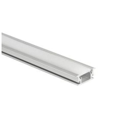 Алюминиевый профиль 4L-2711-V ANOD+OPAL Ударопрочный рассеиватель