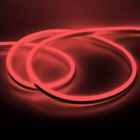 Гибкий светодиодный неон 2835 120LED/m 8x16мм 12V IP65 Red односторонний