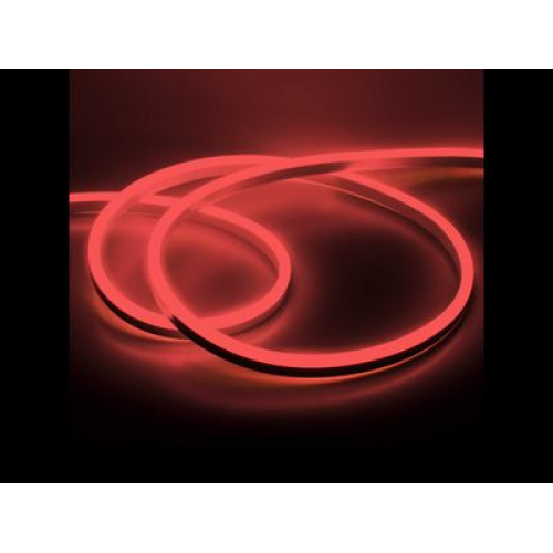 Гибкий светодиодный неон 2835 120LED/m 8x16мм 12V IP65 Red односторонний