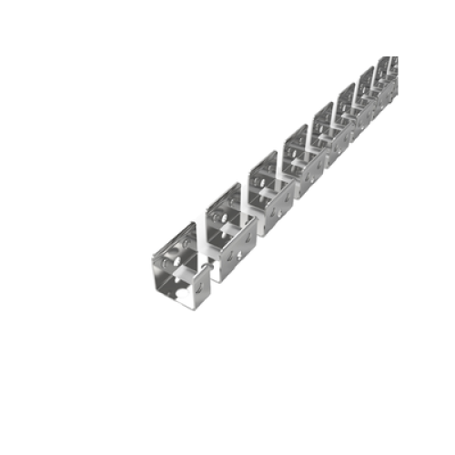 Крепеж оцинкованный гибкий для силиконовой оболочки 10x10mm