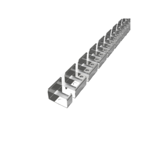 Крепеж оцинкованный гибкий для силиконовой оболочки 14x9mm