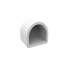 Заглушка глухая для силиконовой оболочки 15*19