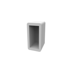 Заглушка глухая для силиконовой оболочки 15*22