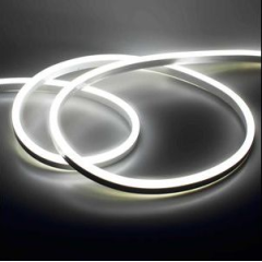 Гибкий светодиодный неон 2835 120LED/m 8x16мм 12V IP65 White односторонний