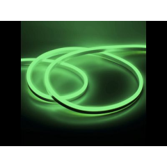 Гибкий светодиодный неон 2835 120LED/m 8x16мм 12V IP65 Green односторонний