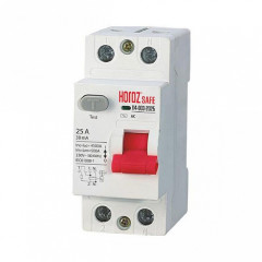Выключатель Остаточного Тока 2P 25A 30mA 230V SAFE (RCCB 2P 25)