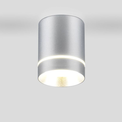 Накладной потолочный  светодиодный светильник DLR021 9W 4200K хром матовый