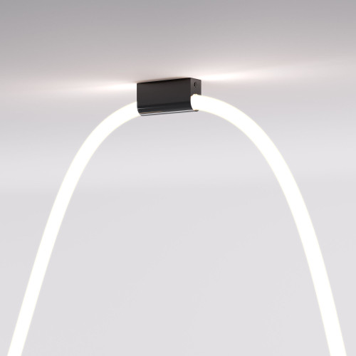 Накладные крепления для круглого гибкого неона Full light черный FL 28100