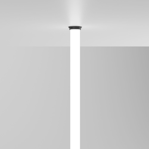 Встраиваемое крепление для круглого гибкого неона Full light черный FL 2860