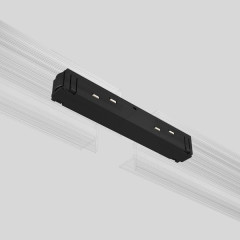 Slim Magnetic Прямой коннектор черный 95135/00
