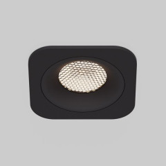 Светильник встраиваемый светодиодный Tetro 10W 4000K черный IP44 15276/LED