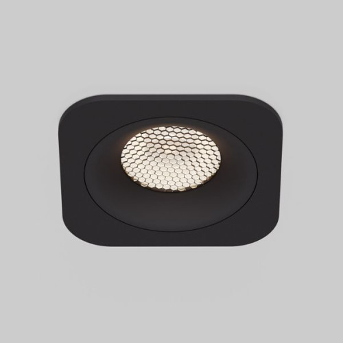 Светильник встраиваемый светодиодный Tetro 10W 4000K черный IP44 15276/LED