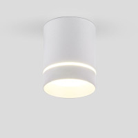 Накладной точечный светильник DLR021 9W 4200K белый матовый
