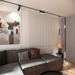 Flat Magnetic Трековый светильник 9W 4000K Arcos (чёрный) 85095/01