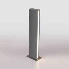 Ландшафтный светодиодный светильник Flat IP54 1538 TECHNO LED серый