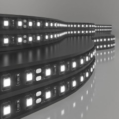 Лента светодиодная 120Led 9,6W IP20 6500K холодный белый (2835 24V 120Led 9,6W IP20 Black) 2835 24V 120Led 9,6W IP20 Black