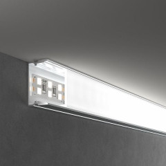 Накладной алюминиевый профиль для трехрядной LED ленты (под ленту до 18,5mm) LL-2-ALP018 LL-2-ALP018