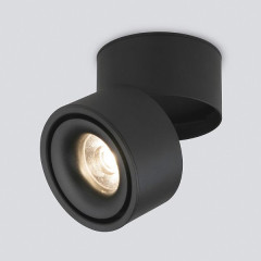Накладной светодиодный светильник DLR031 15W 3000K черный матовый DLR031