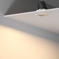 Потолочный светодиодный светильник 10W 3000K белый/хром 25091/LED