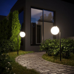 Светильник садово-парковый Sfera F 35158/F черный