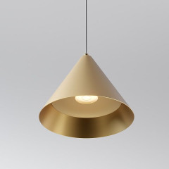 Светильник подвесной светодиодный Conus 13W 4000K золотой 50316 LED