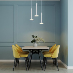 Светильник подвесной светодиодный Fest 7W 3000K белый 50315 LED