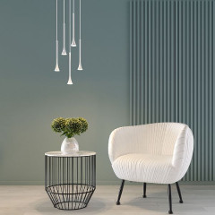 Светильник подвесной светодиодный Hall 5W 3000K белый 50314 LED