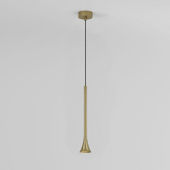 Светильник подвесной светодиодный Hall 5W 3000K латунь 50314 LED