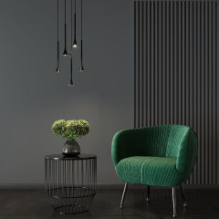 Светильник подвесной светодиодный Hall 5W 4000K черный 50314 LED