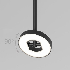 Светильник поворотный садово-парковый со светодиодами Verano черный 35185/H черный