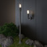 Светильник садово-парковый со светодиодами ISIDA LED 35165/U серый