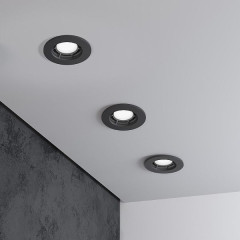 Светильник встраиваемый GU10 чёрный 25009/01 25009/01