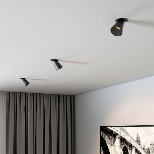 светильник встраиваемый светодиодный Bell 8W 3000K черный 25097/LED