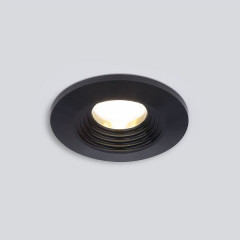 Встраиваемый светодиодный светильник LED 3W 3000K COB BK черный 9903 LED