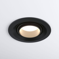 Встраиваемый светодиодный светильник с регулировкой угла освещения 9919 LED 10W 4200K черный
