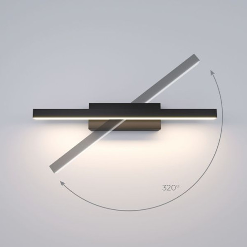Светильник настенный поворотный светодиодный Rino 40121/LED черный