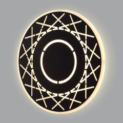 Настенный светодиодный светильник в стиле минимализм 40148/1 LED черный