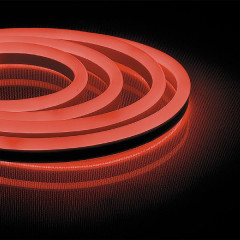 Cветодиодная LED лента Feron LS720 неоновая, 120SMD(2835)/м 9.6Вт/м  50м IP67 220V красный , 29562