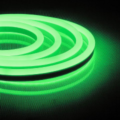 Cветодиодная LED лента Feron LS721 неоновая, 144SMD(2835)/м 12Вт/м  50м IP67 220V зеленый , 32714