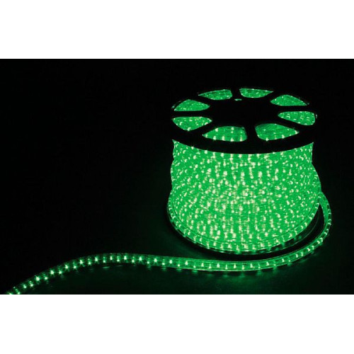 Дюралайт светодиодный Feron LED-R2W 2-х жильный , зеленый 1,44Вт/м 36LED/м 100м 220V , 26063