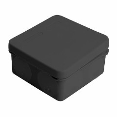 Коробка разветвительная 2х компонентная HF EBX40-38-67 100*100*50мм,8 вводов,IP67,черная(GE42455-05) , 49654