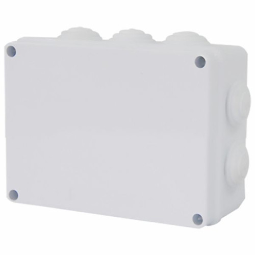 Коробка разветвительная STEKKER EBX30-03-65, 150*110*70 мм, 10 мембранных вводов, IP65, светло-серая , 39555