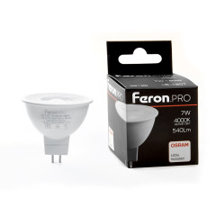Лампа светодиодная Feron.PRO LB-1607 G5.3 7W 4000K , 38180