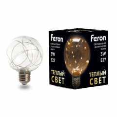 Лампа светодиодная Feron LB-381 E27 3W 2700K , 41675