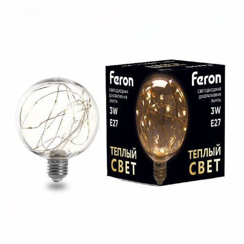 Лампа светодиодная Feron LB-382 E27 3W 2700K , 41677