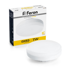 Лампа светодиодная Feron LB-451 GX53 7W 2700K , 25831