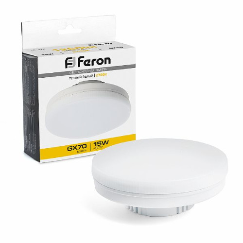 Лампа светодиодная Feron LB-472 GX70 15W 2700K , 48303